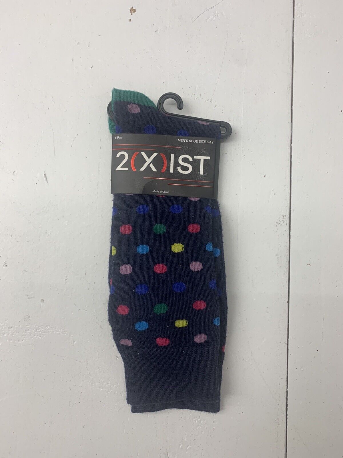 one pair 2 (x)Ist Polka Dot Socks