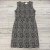 Old Navy Black White Leopard Print Sleeveless Dress Woman’s Size M NEW