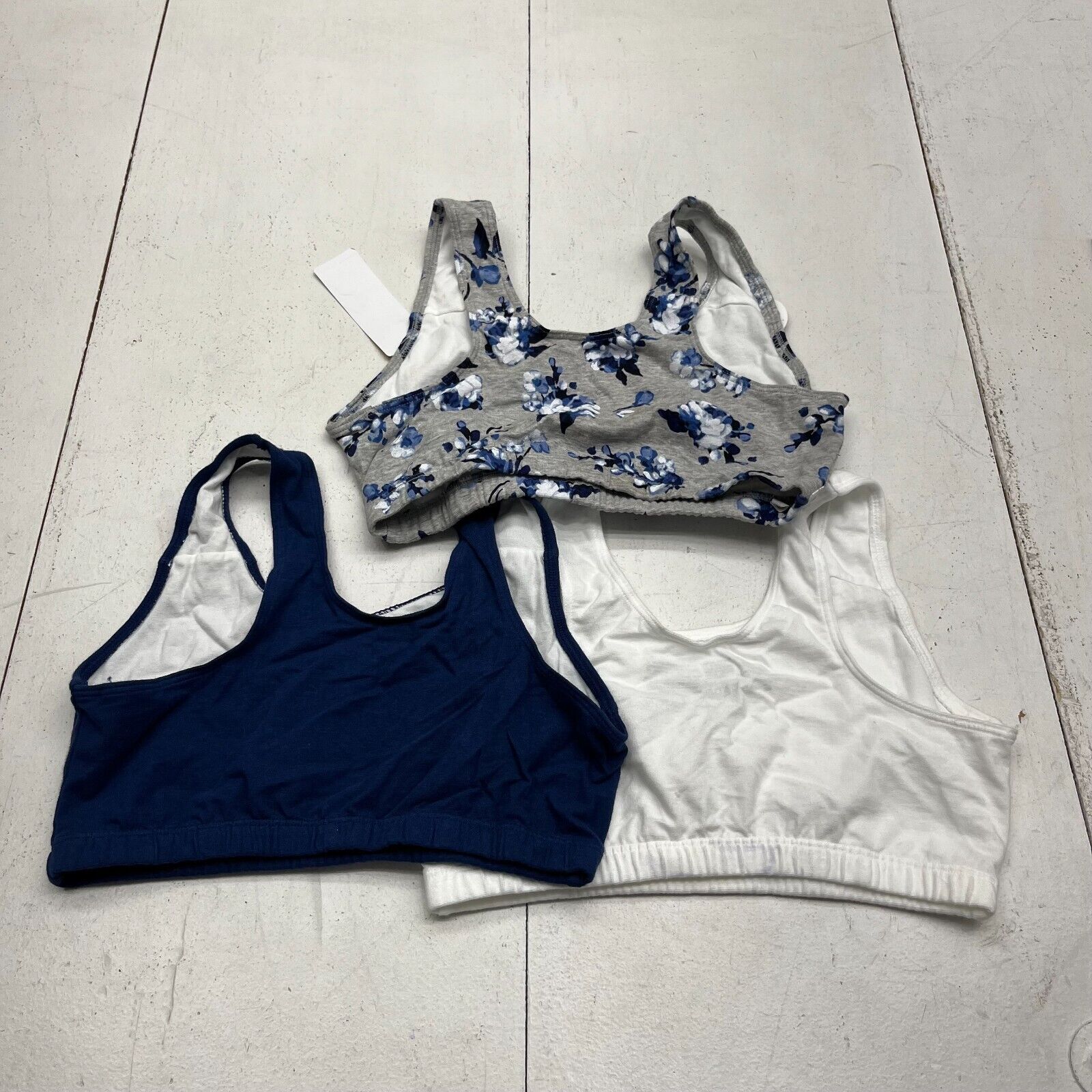 Fruit Of The Loom Assorted Floral Print 3 Pack Sports Bras Women's