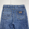Wrangler Heritage Fit Straight Leg Acid Wash Denim Jeans Women’s Size 31x28