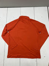Jockey Mens Orange 1/4 Zip Pullover Jacket Size XL