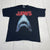 Universal Studios Jaws Black Graphic Short Sleeve T Shirt Mens Size Large