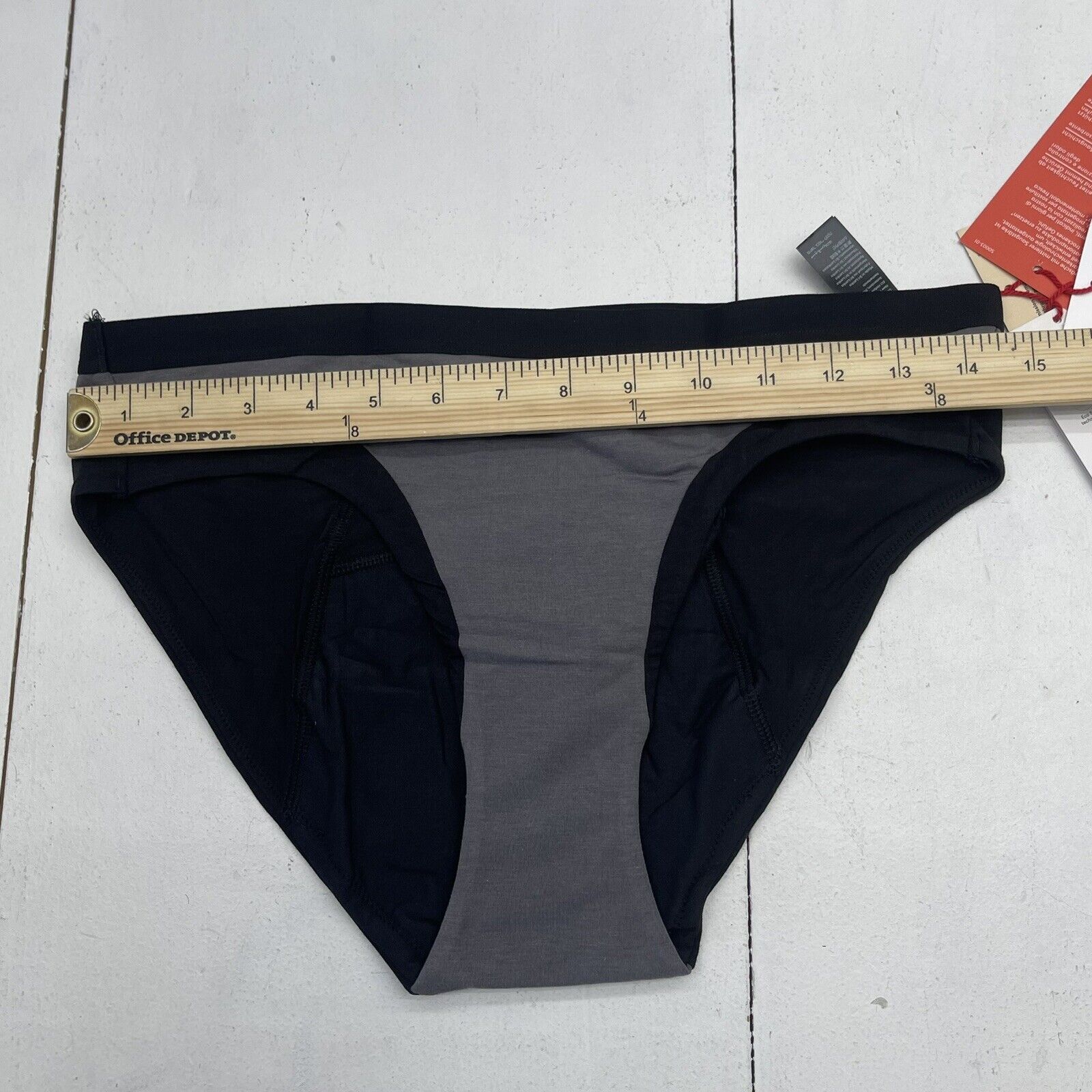 Thinx Slate Gray Period Panties Bikini Moderate Women's Size Medium Ne -  beyond exchange