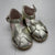 Jacadi Paris Gold Iridescent Leather Sandals Toddler Girls 22 US6 New Defect