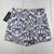 Marciano By Guess Substance Shorts Blue Print Women’s Size 4 New