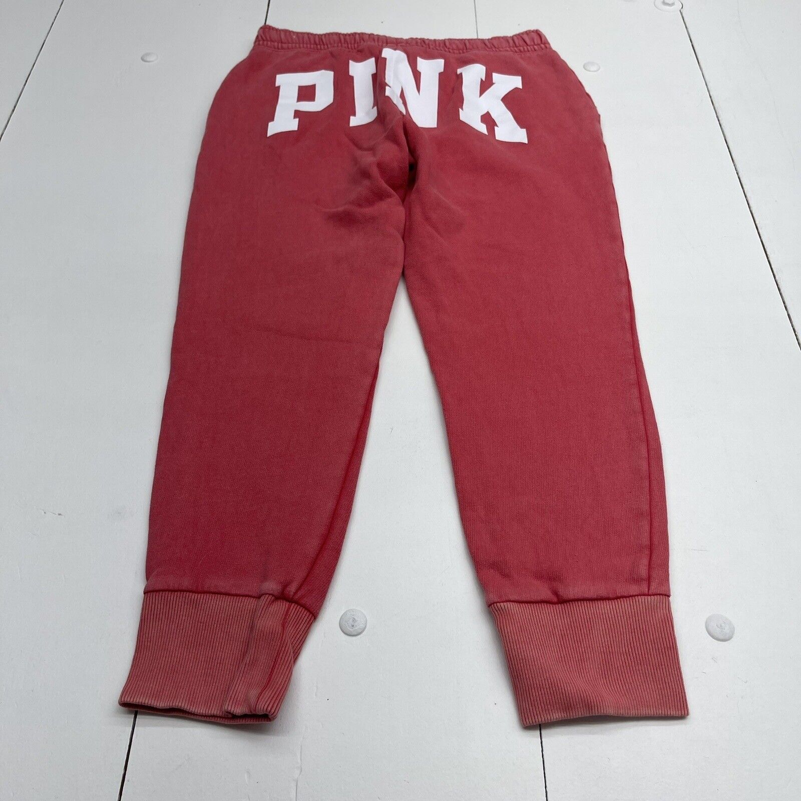 Pink Victoria’s Secret Faded Red Jogger Sweatpants Women’s Medium