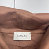 Lemaire Brown High Neck Long Sleeve T Shirt Mens Size Small