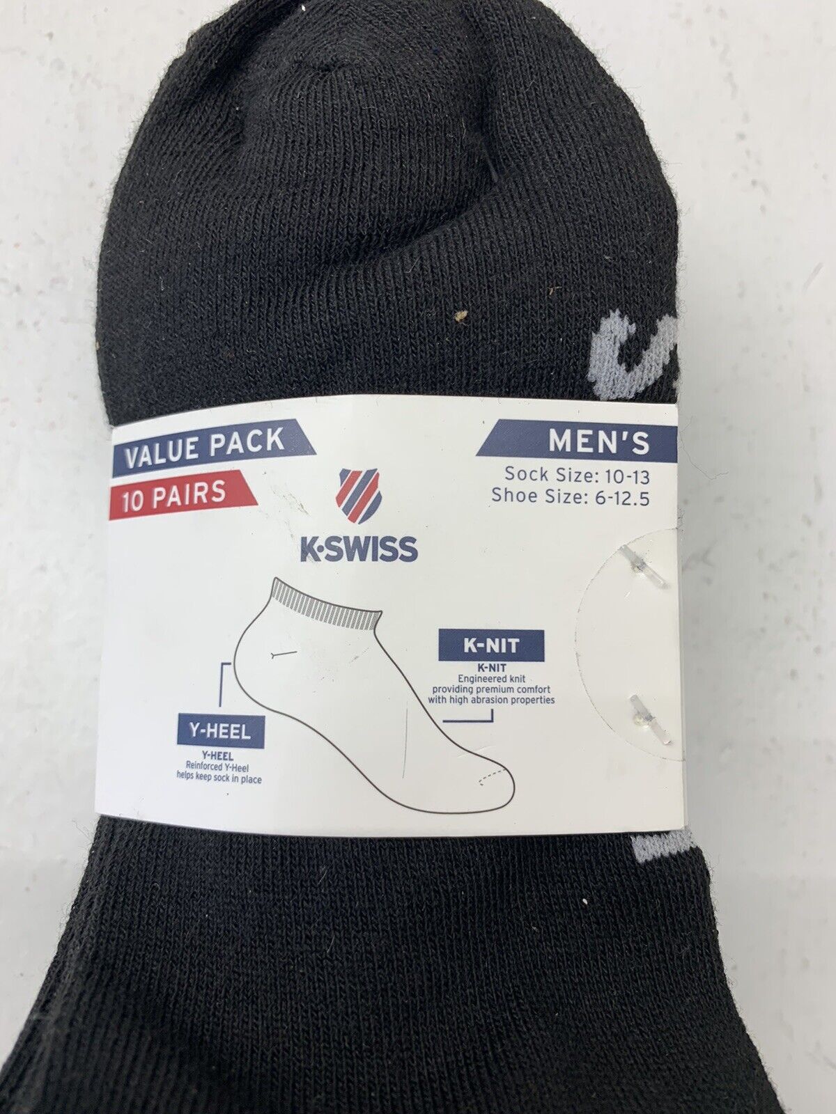 China Afleiding moed K.Swiss - Men's 10 Pair Low Cut Socks - Black - Value Pack, KSwiss - beyond  exchange