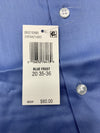 Van Heusen Mens Blue Long Sleeve Button Up Shirt Size 20 35/36 Tall Fit