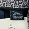 Toscano Silk Blue Print Short Sleeve Button Up Casual Shirt Men Size L