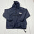 Vintage Walt Disney Mickey Navy 1/2 Zip Hooded Pullover Jacket Youth Size XL