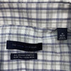 Tommy Hilfiger White Plaid Long Sleeve Button Up Mens Size Large New