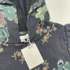 Lauren Conrad Black Navy Floral Pullover Hoodie Women’s Size Small New