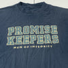 Vintage Blue Promise Keepers Graphic Short Sleeve T-Shirt Adult Size XL