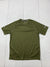 Zengvee Mens Green Athletic Short Sleeve Shirt Size Medium