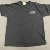 Vintage Fighter Pilot Black Graphic Short Sleeve T-Shirt Men Size 2XL *