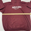 Port &amp; Company Maroon Hooded Sweatshirt ‘Amazon’ Pouch Pocket Adult Size 3XL