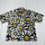 Marni Black Large Daisy Printed Short Sleeve Button Up Mens Size 52 XL