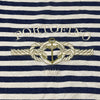 Vintage Spirit Black Pink Strip Nautical Short Sleeve T-Shirt Adult Size XL