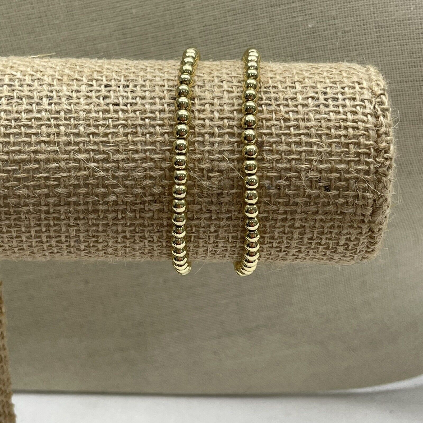 Badu Jewellery 14k Gold Plated Beaded Bracelet