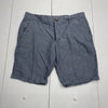 Of All Threads Blue Chambray Shorts Mens Size 32
