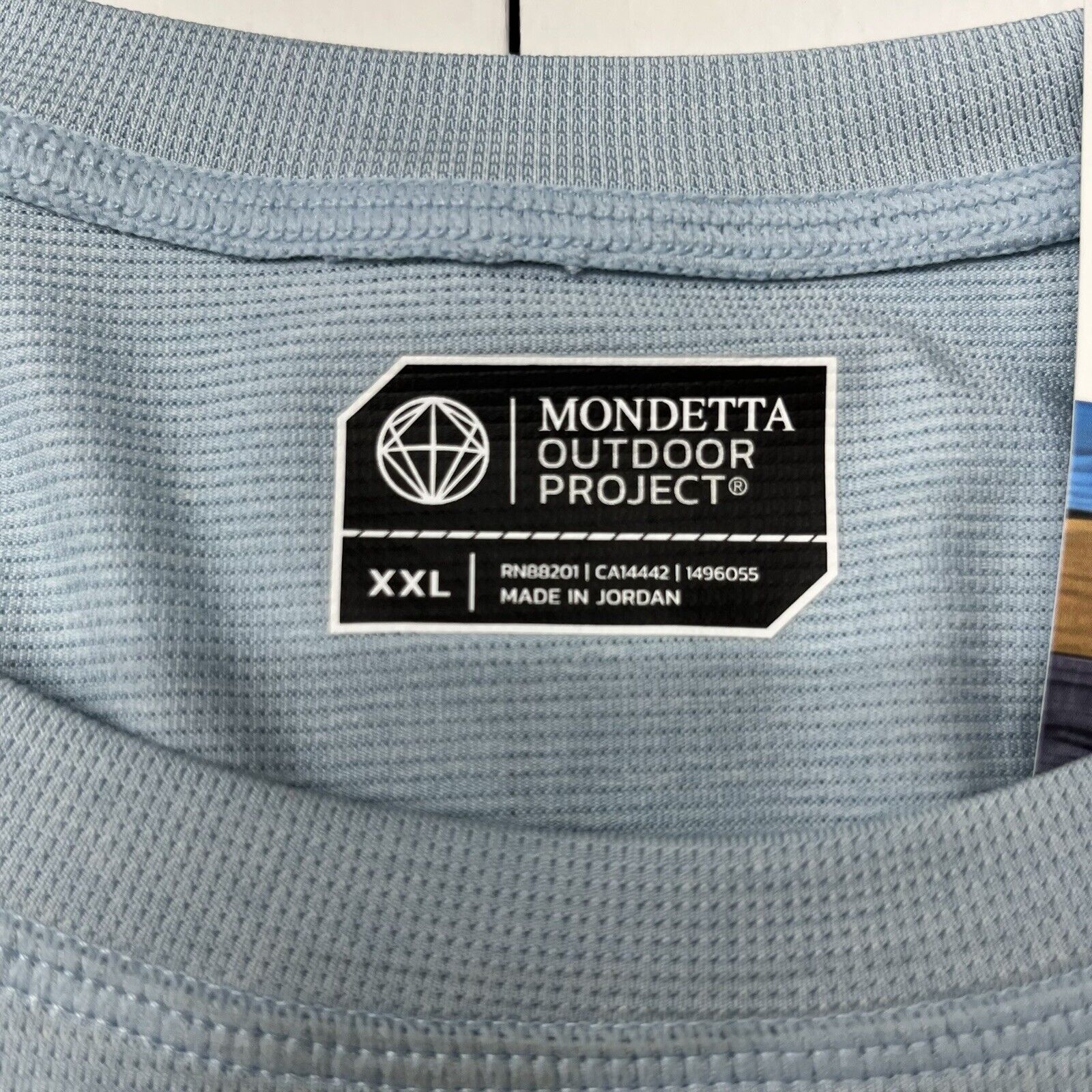 Mondetta Outdoor Project Blue Performance Short Sleeve Tee Men's Size -  beyond exchange
