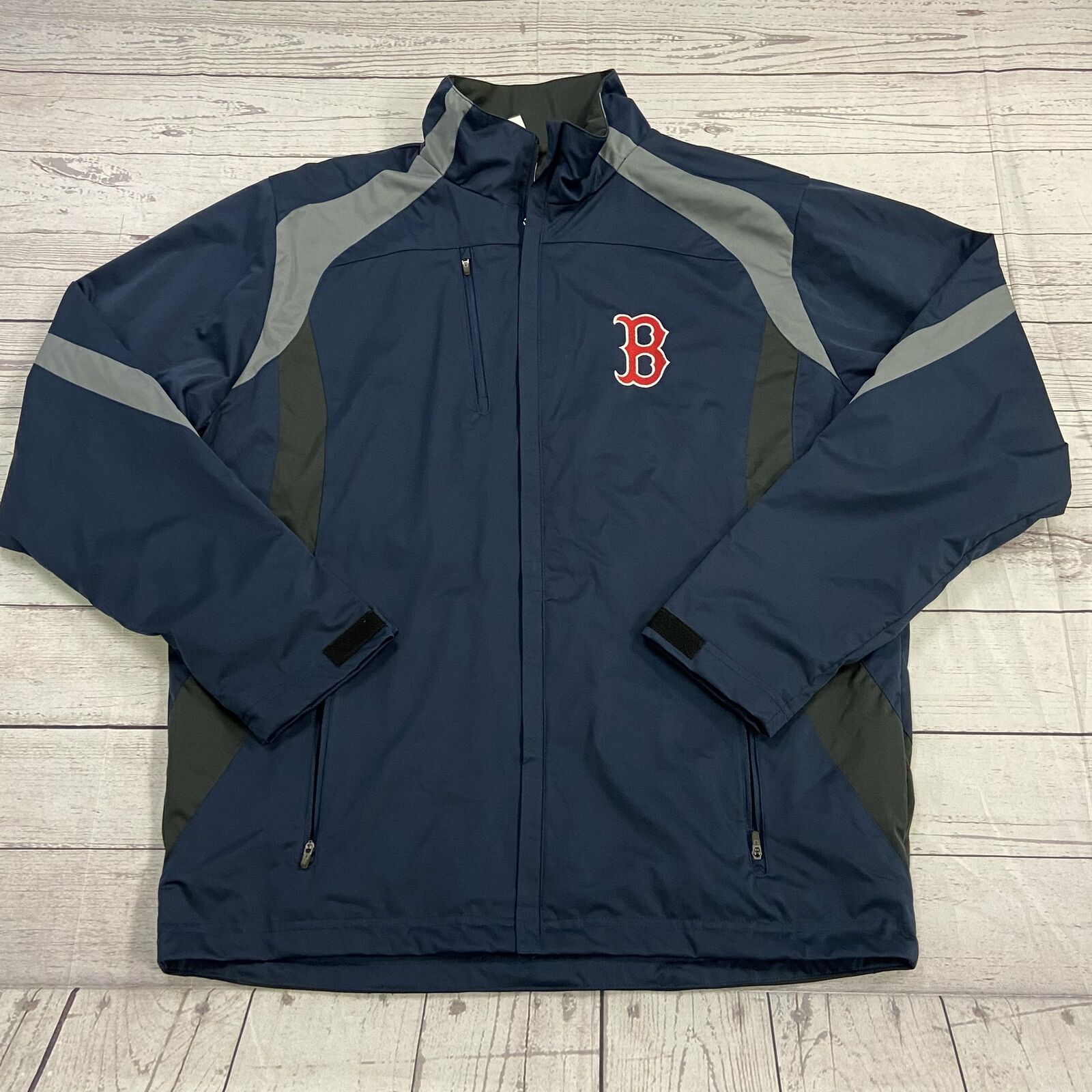 Antigua Boston Red Sox MLB Navy Zip Up Jacket Men Size Large
