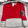 Columbia XCO Gray Red Nylon Insulated Coat Mens Size Medium