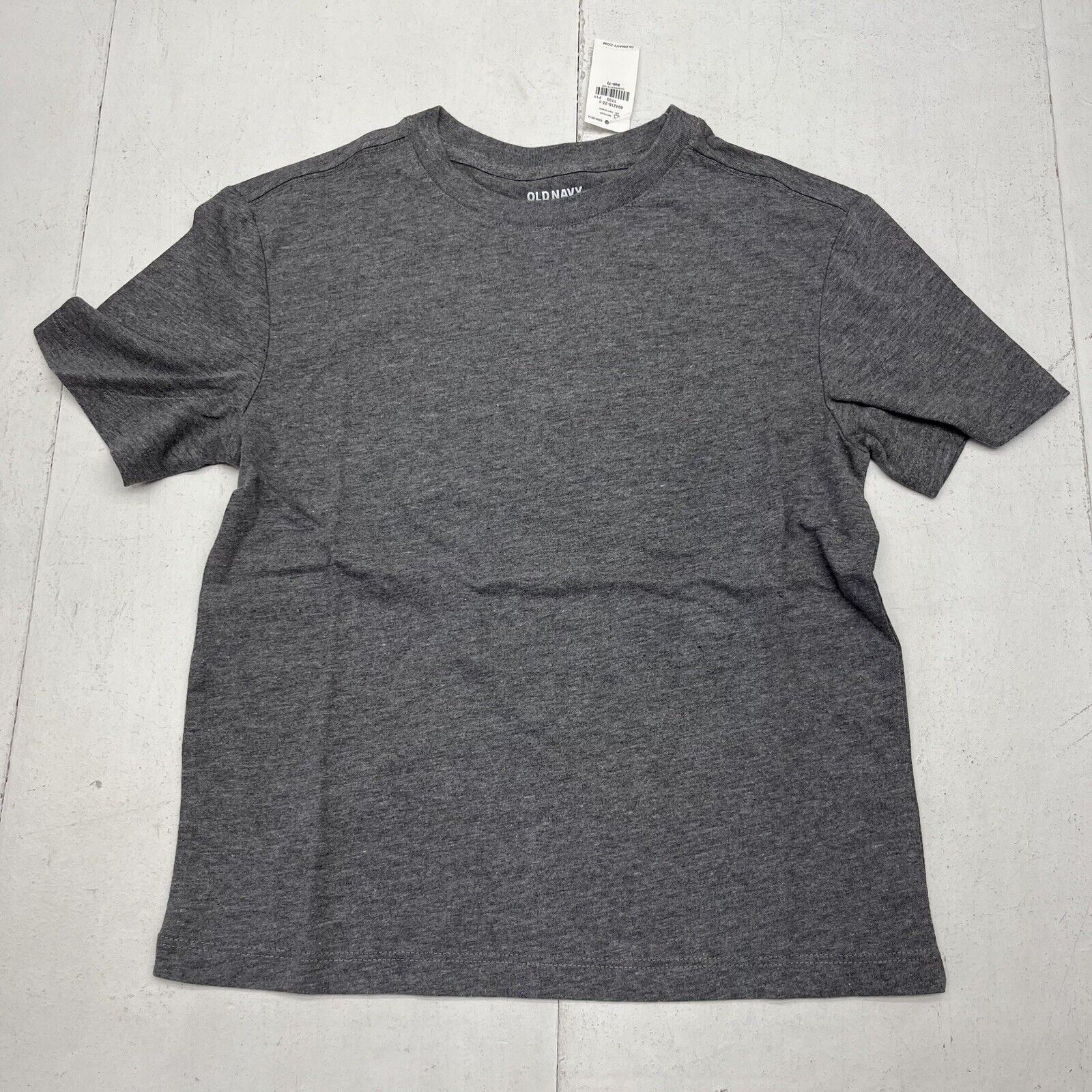 Old Navy Gray Softest Short Sleeve Solid T-Shirt Boys Size Small NEW