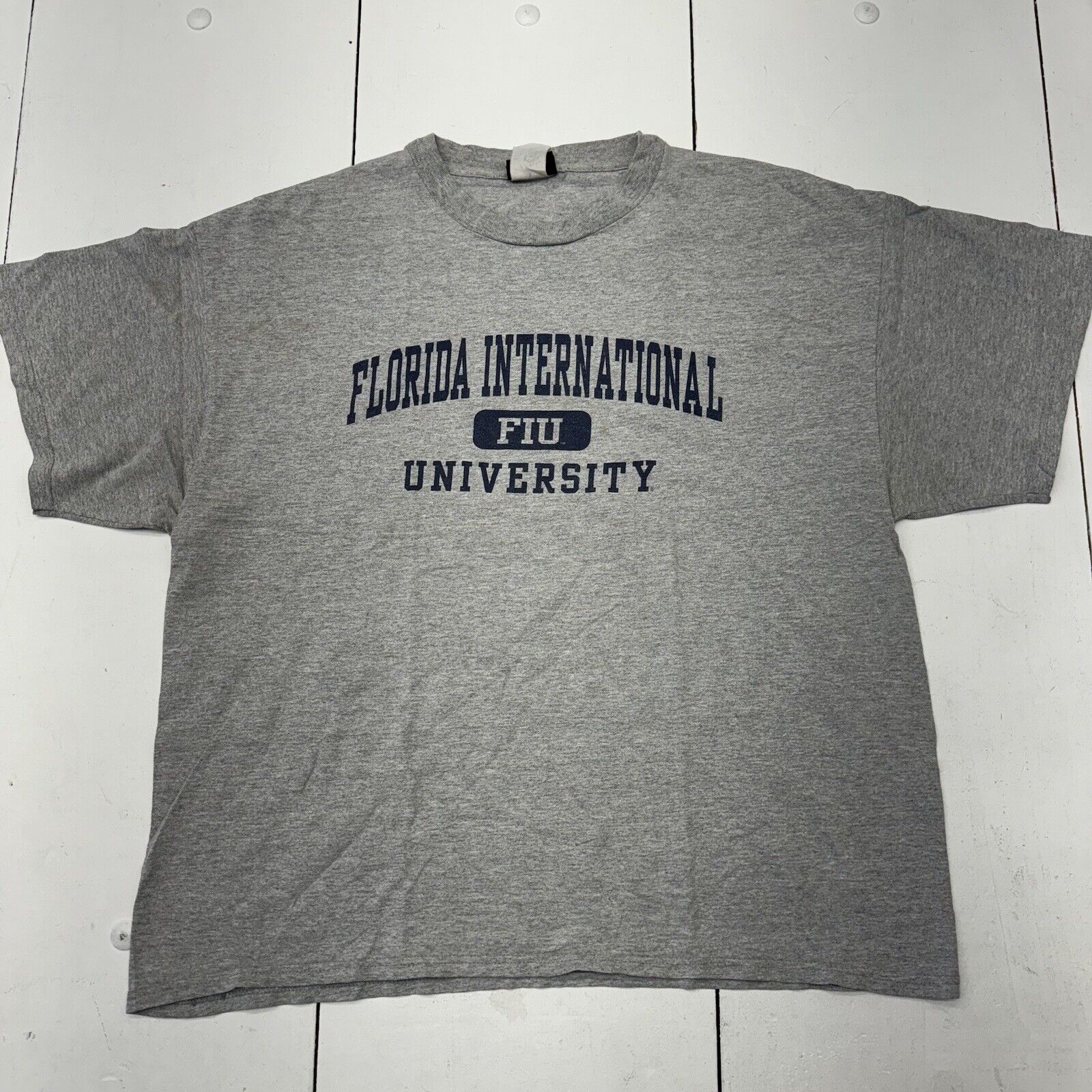 Yikes! Grey Florida International University Short Sleeve T-Shirt Adult Size XL