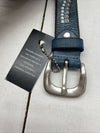 Mari Delli 105031-M-Blue Studded Belt 90 Women Size Medium New