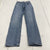 Agolde Blue 90s Pinch Waist High Rise Straight Button Fly Jeans Women’s 25
