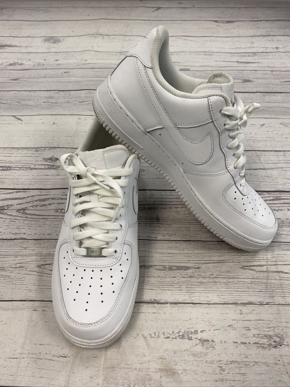Nike 315122-111 Air Force 1 AF1 Low Triple White Mens Shoes Size 10.5