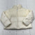 Old Navy Cream Sherpa Puffer Jacket Girls Size Medium NEW