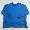 Zenana Blue Long Sleeve Pullover Sweatshirt Women’s Size Large