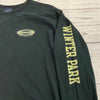 Vintage Camp David Black Long Sleeve T-Shirt Adult Size L Winter Park Colorado