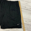 Vintage Nike Football Black Athletic Shorts with Drawstring Men Size 2XL