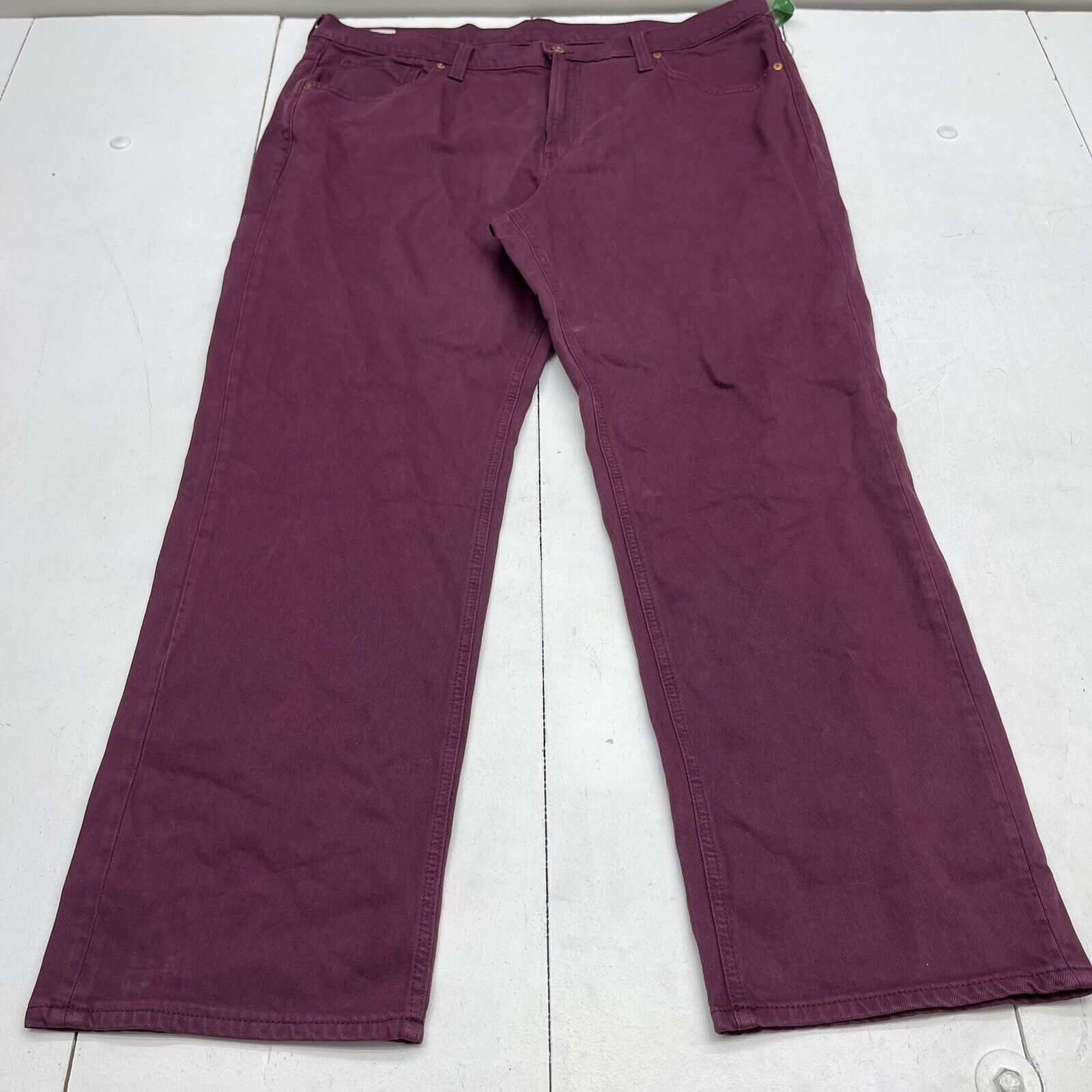 Gap 90s Loose Mid Rise Burgundy Jeans Women’s Size 34 18R New