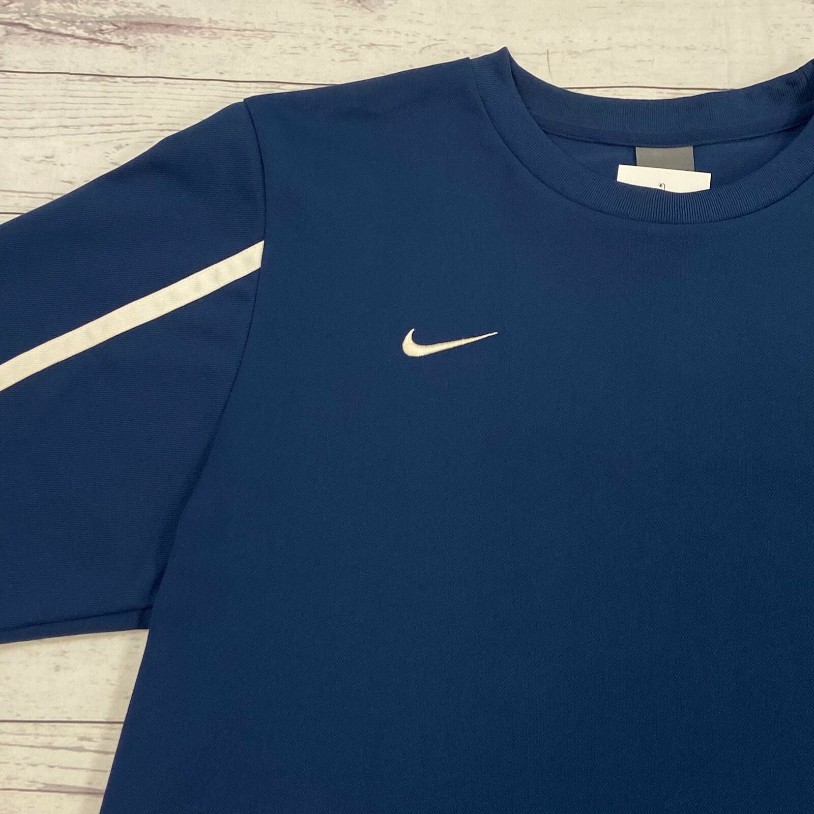 Vintage Nike Blue Athletic Short Sleeve T-Shirt Men Size L - beyond exchange