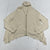 We The Free Beige Cropped Hooded Zip Up Jacket Women’s Large