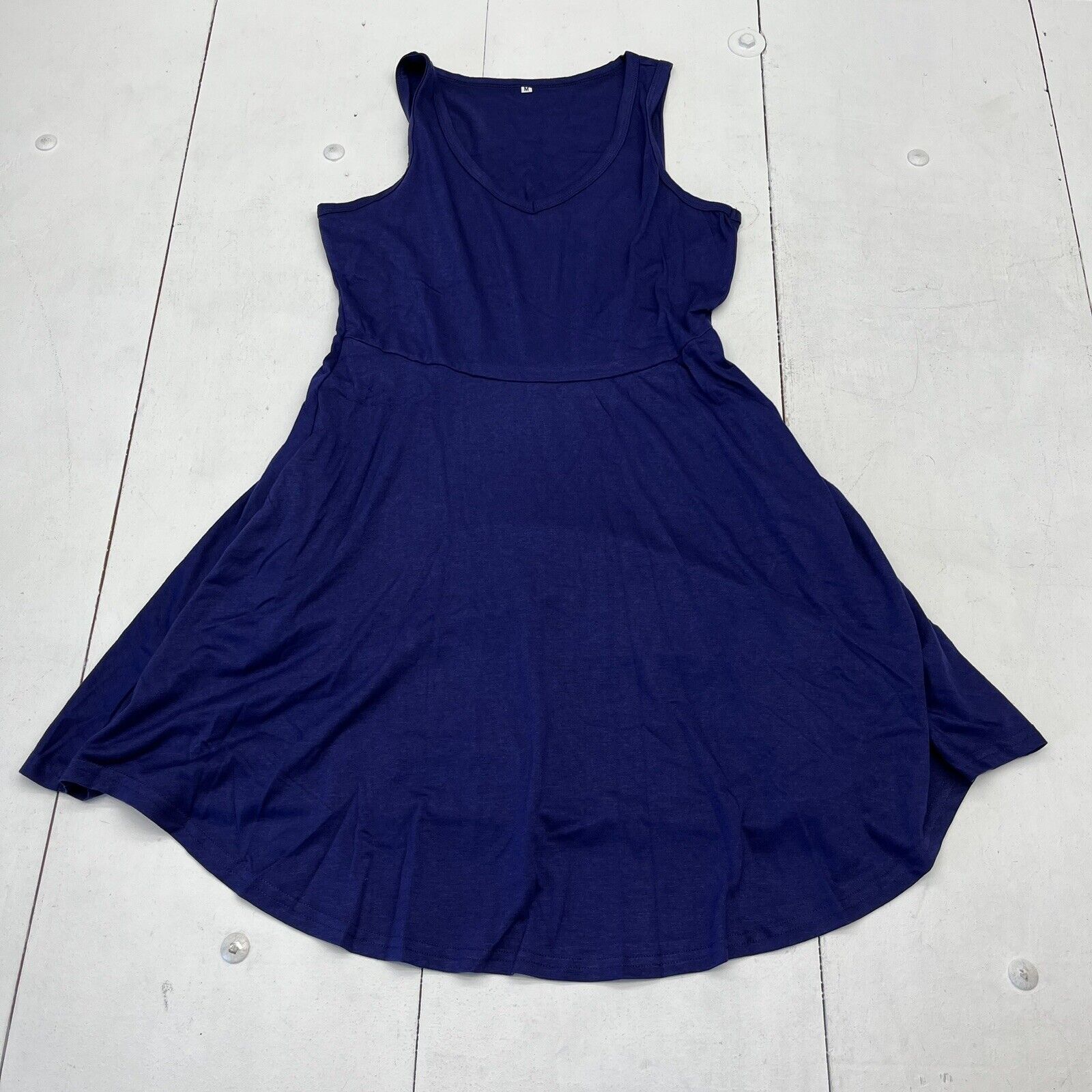 Unbranded Blue Sleeveless Dress Women’s Size Medium NEW