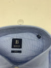 Boggi Milano Mens Blue Slim Fit Long Sleeve Button Up Shirt Size Medium