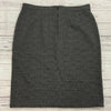 Ann Taylor Gray Zipper Accent Pencil Skirt Back Zip Woman’s Size 14 NEW *