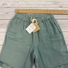 Petite Lucette Lucien Drawstring Sage Green Shorts Youth Boys Size 12 New
