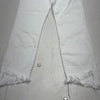 Cello White Mid Rise Crop Fray Hem Skinny Jeans Women’s Size 11 New