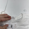 Salon Maven Screen Print White Short Sleeve T Shirt Women’s Size Medium