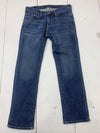 Abercrombie &amp; Fitch Kennan Straight Leg Blue Denim Jeans Mens Size 30x30