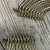 Silver Tone Cuff Bangle Bracelet Mobile Cuff Bangles Twist Texture Pattern