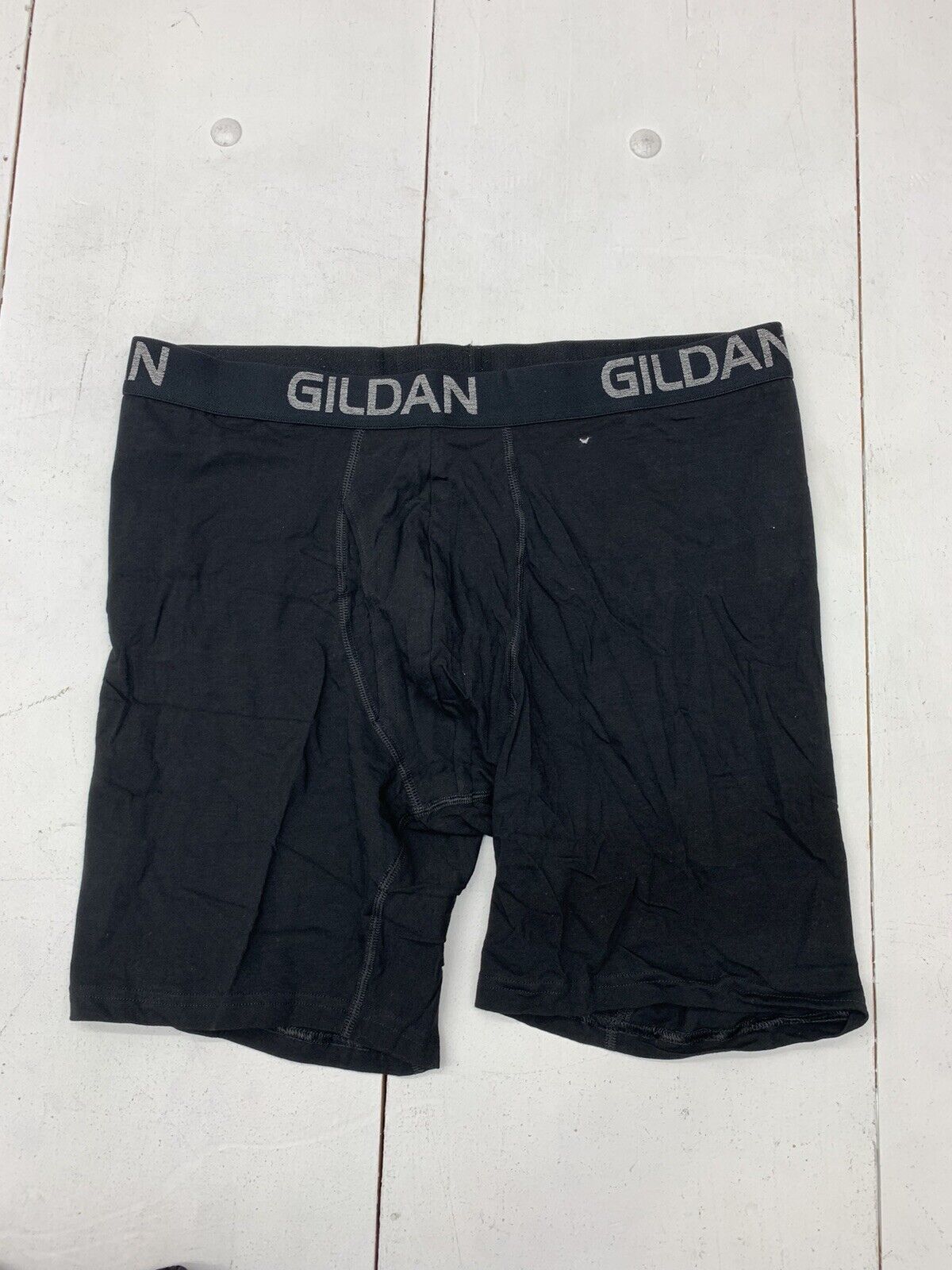 Gildan Mens Black Boxer Brief 4 Pack Underwear Size 2XL - beyond exchange