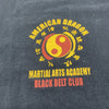 Vintage America Dragon Martial Arts Academy Black TShirt Made in USA Size XLarge
